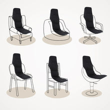 Load image into Gallery viewer, Electric Back Massager Chair Pad with Heating &amp; Vibration
