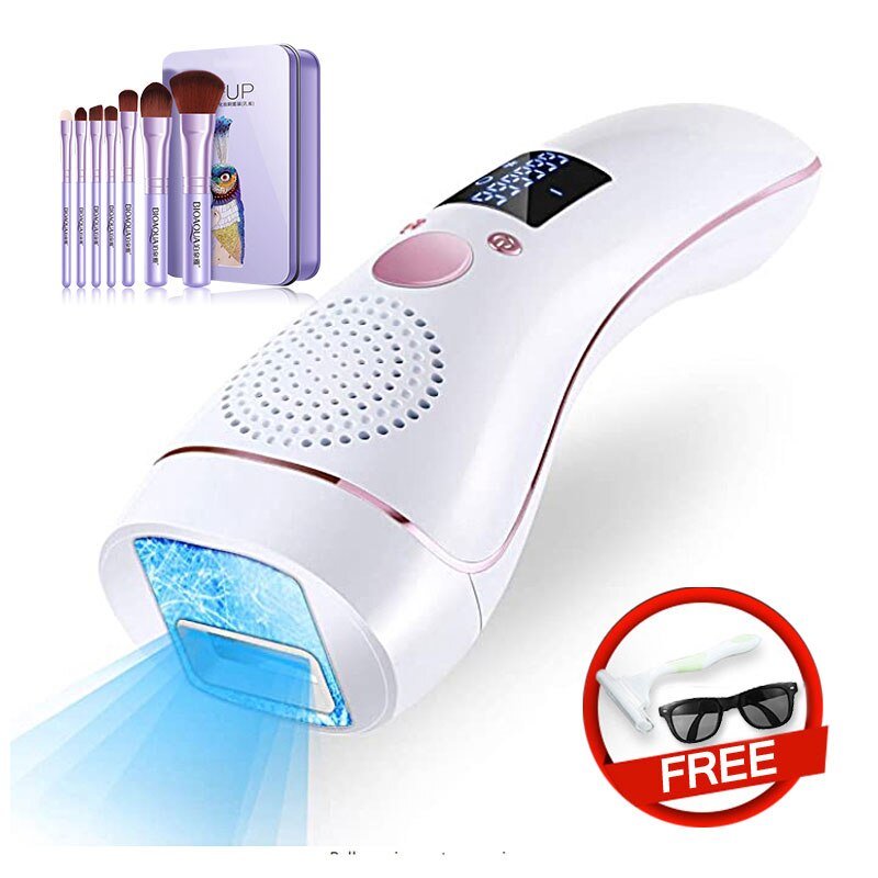 Cooling IPL Epilator 999000 Flash Hair Removal LCD Women Laser Permanent Bikini Trimmer