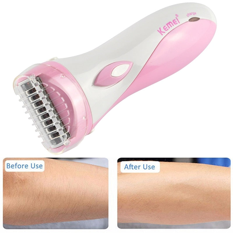 Kemei KM-3018 Electric Rechargeable Lady Shaver