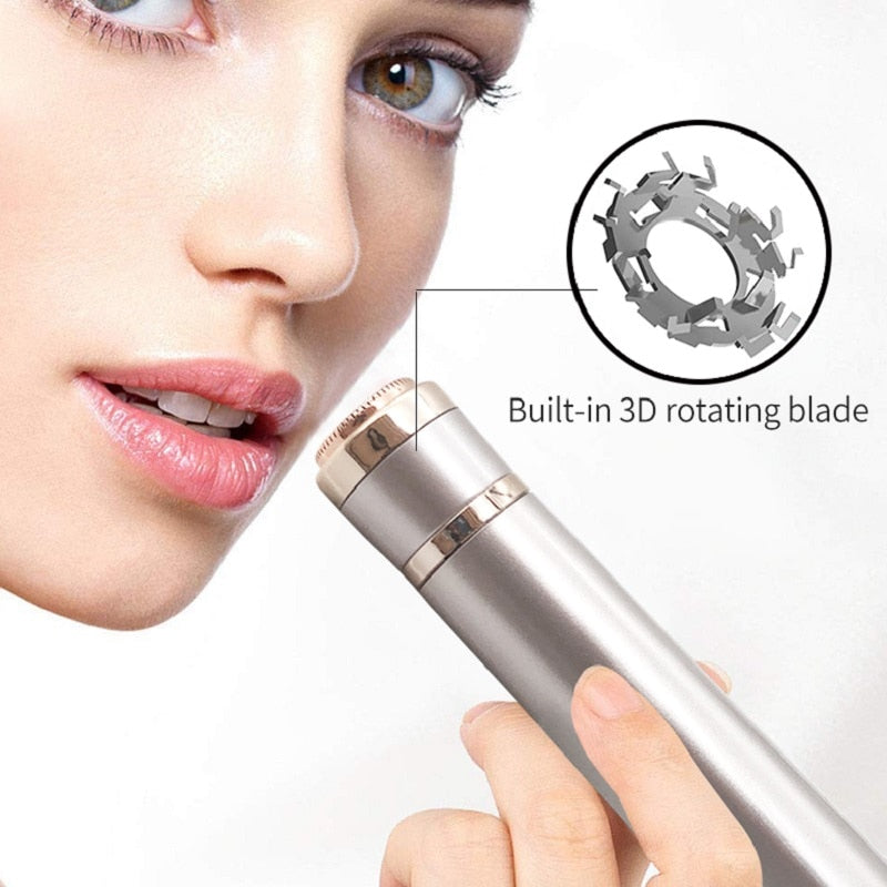 USB Rechargeable Epilator Eyebrow Trimmer