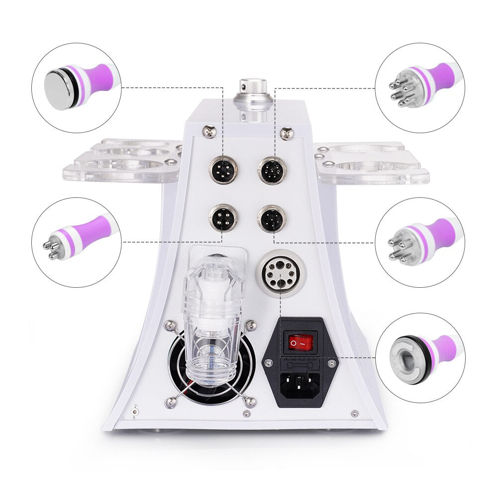 5in1 Three Pole RF Skin Tightening Vacuum 40K Cavitation Ultrasonic Celliute Slimming Spa Machine