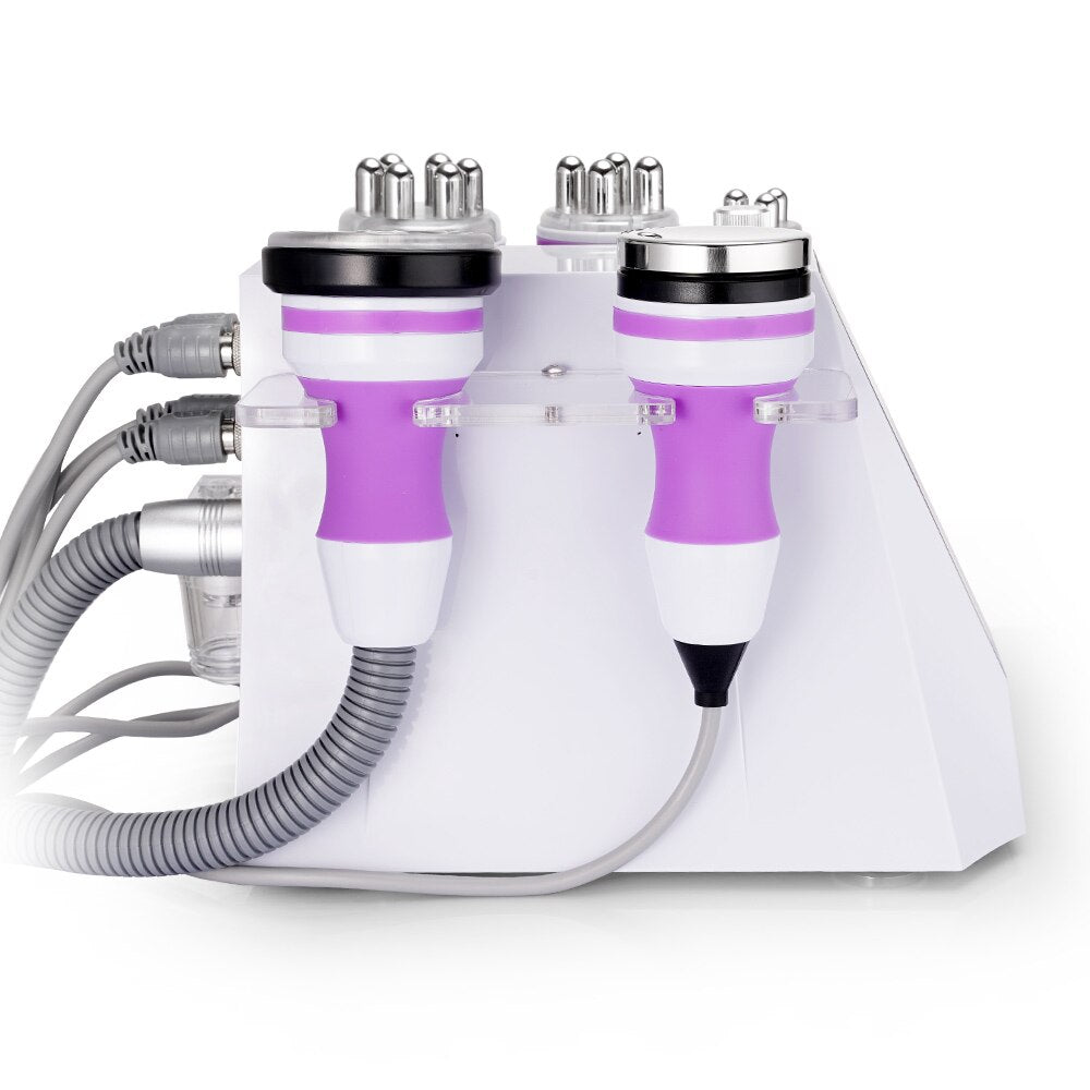 5in1 Three Pole RF Skin Tightening Vacuum 40K Cavitation Ultrasonic Celliute Slimming Spa Machine